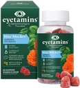 eyetamins Blue Blocker® Eye Health - 60 Gummies Lutein - Oftalmologista-Desenvolvido - Suporte Visão, Filtrar Luz Azul & Ajuda Eye Strain - Promove o sono, foco de visão - Vegan & Fórmula não-GMO