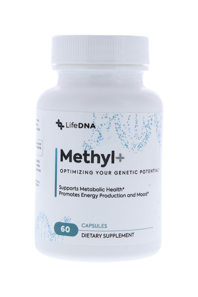 LIFEDNA Metil + Metilfolato - Complexo multivitamínico de folato metilado com TMG Homocisteína Otimizada, Cérebro, Cardiovascular e Suporte para Neurotransmissores