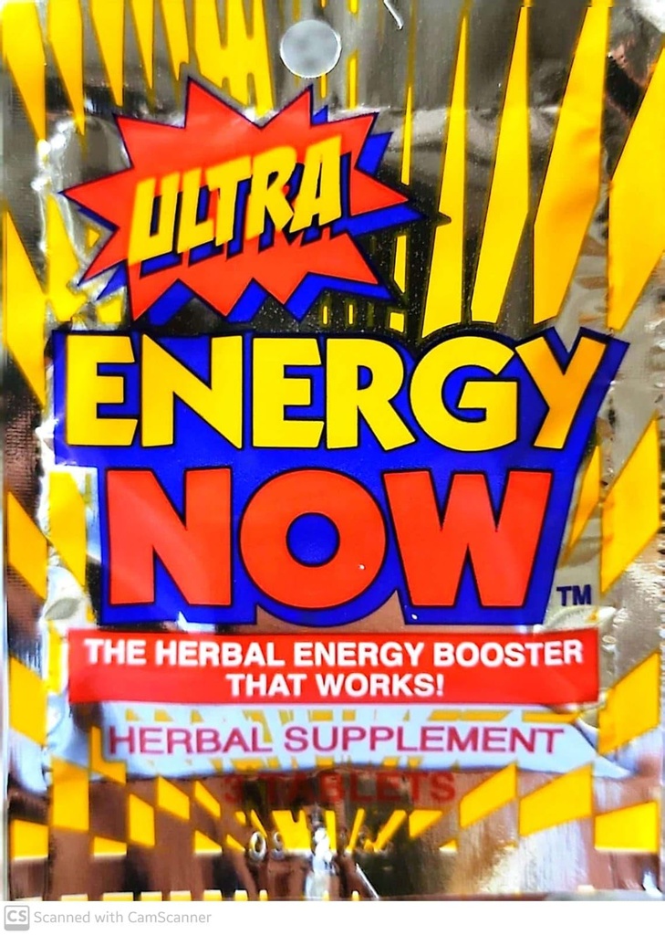 Soluções manuais Ultra Energy Now, 3 abas Pacotes (Pacote de 24)