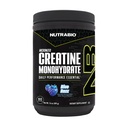 NutraBio Puro Micronizado Creatina Monohidrato em pó Suplemento, Blue Razz (300 g) - Suporta Bulk Muscle Energia, Recuperação e Força - HPLC Testado Creatina em pó Suplemento para homens e mulheres