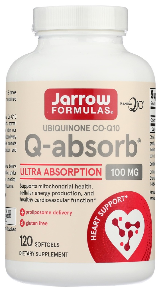 FORMULAS DE JARROW Q-Absorb CoQ10 100 MG, 120 CT