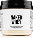 NAKED Whey 1Lb - Apenas 1 Ingrediente, Grass Fed Whey Protein Powder, Sem desnaturação, Sem Gmos, Sem Soja, Glúten Livre, Estimular o crescimento, Melhorar a recuperação - 15 Servings