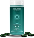 Iwi Life Eye Omega-3, 30 Softgels (30 Servings), Vegan planta-baseada Algae Omega 3 com EPA + DHA, saudável olho & visão apoio Suplemento dietético, Krill & óleo de peixe alternativa, Sem gosto de peixe