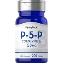 P5P Vitamina B6 P5P 50mg 200 Comprimidos Pyridoxal 5-Phosfate Supplement