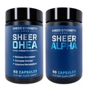 Suplemento DHEA para homens + puro Alfa - Ultimate T Boosting Stack para homens
