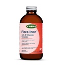 Flora Ferro - Vegan Suplemento de Ferro Líquido com B Vitaminas - Oferece Células de Sangue Vermelhas e Suporte Energia - Levedura-livre e sem glúten - Delicious Fruit Juice Base - 7.7 fl. oz. Frasco de vidro