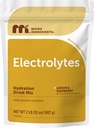 Micro Ingredientes Hydration Electrolyte Powder, 2 lb (139 Servings) □ Sabor de framboesa de limão □ Alto Potássio (1.000mg) + Água de coco e suco de limão real □ Sem açúcar, Keto Friendly □ Não-GMO