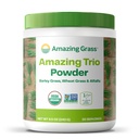 Trio Grass Greens incrível: Greens Pó com grama de trigo, Alfalfa, & grama de cevada, rica fonte de clorofila, 30 Servings