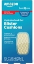 Cuidados Básicos Hidrocolóide Extremo Gel Blister Almofadas, 1,65 em x 2,67 em, 10 ct