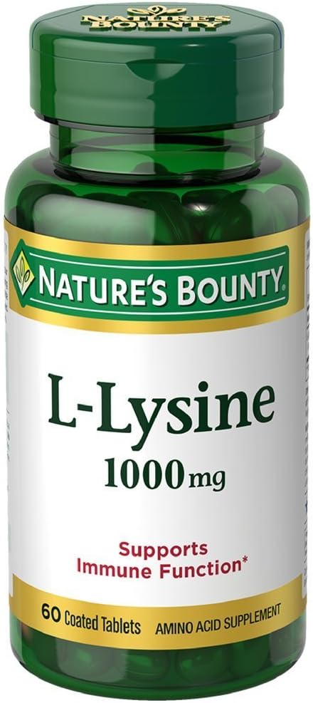 Bounty L-Lysine 1000 mg Comprimidos 60 ea (embalagem de 6)