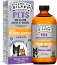 Soberania Silver Pets Imune Support - Coloidal Silver, Bio-Active Silver Hydrosol, para cães e gatos, 10 ppm, Liquid Twist Top, 16 Fl Oz, (473 ml)