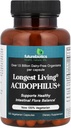 Futurebiotics Vida mais longa Acidophilus Plus Cápsulas, 100-Count