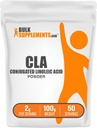 BulkSuplements.com Ácido Linoleico Conjugado Pó - Suplemento CLA, Suplemento Nutricional - Glúten Livre, 2g Por Serviço, 100g (3,5 onças) (Pacote de 1)
