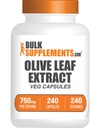 BulkSuplements.com Extrato de Folha de Oliva Cápsulas - Suplemento de Folha de Oliva, Cápsulas de Folha de Oliva - Suporte Imune, Glúten Grátis, 1 Cápsula por Serviço, 240 Cápsulas de Veg (Pack of 1)
