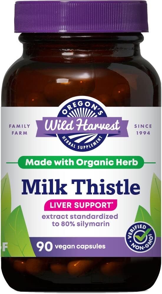 Cardo de Leite de Colheita Selvagem - Organic - 90 caps