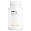 Supersmart - Geléia Real Orgânica 300mg por dia (Alta Força 4% 10-HDA) - Freeze-Dried Fresh Royal Jelly Supplement (Suplemento de Gelatina Fresca)