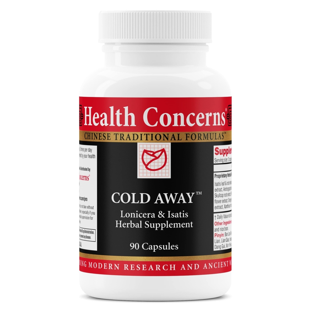 Preocupações de saúde Frio - Imune Support & Defense - Suplemento de vitamina para frio e alívio da gripe - Immunity System Booster - Alcaçuz Root, Dong Quai, Chinesa Caveira & Andrographis - 90 Cápsulas