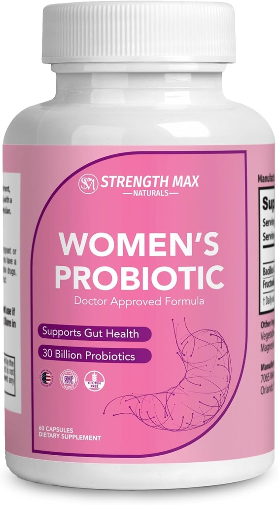 Probiótico da Mulher, Apoia Saúde Digestiva, Equilíbrio PH, Saúde Vaginal
