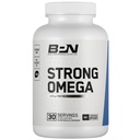NUTRIÇÃO BARE DESEMPENHO, BPN Strong Omega Fish Oil Soft Gel, 1290mg Óleo de peixe por cápsula, Wild Caught Fish, Fonte Sustentável, IFOS Certificado, 30 Servings