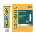 Neosporin Original Primeiros Socorros Triplo Antibiótico Pomada, Bacitracina Zinco & Neomicina Sulfato Proteção Infecção, Tratamento de Feridas & Scar Aparência Minimizer para cortes menores, raspas e queimaduras, 1 oz