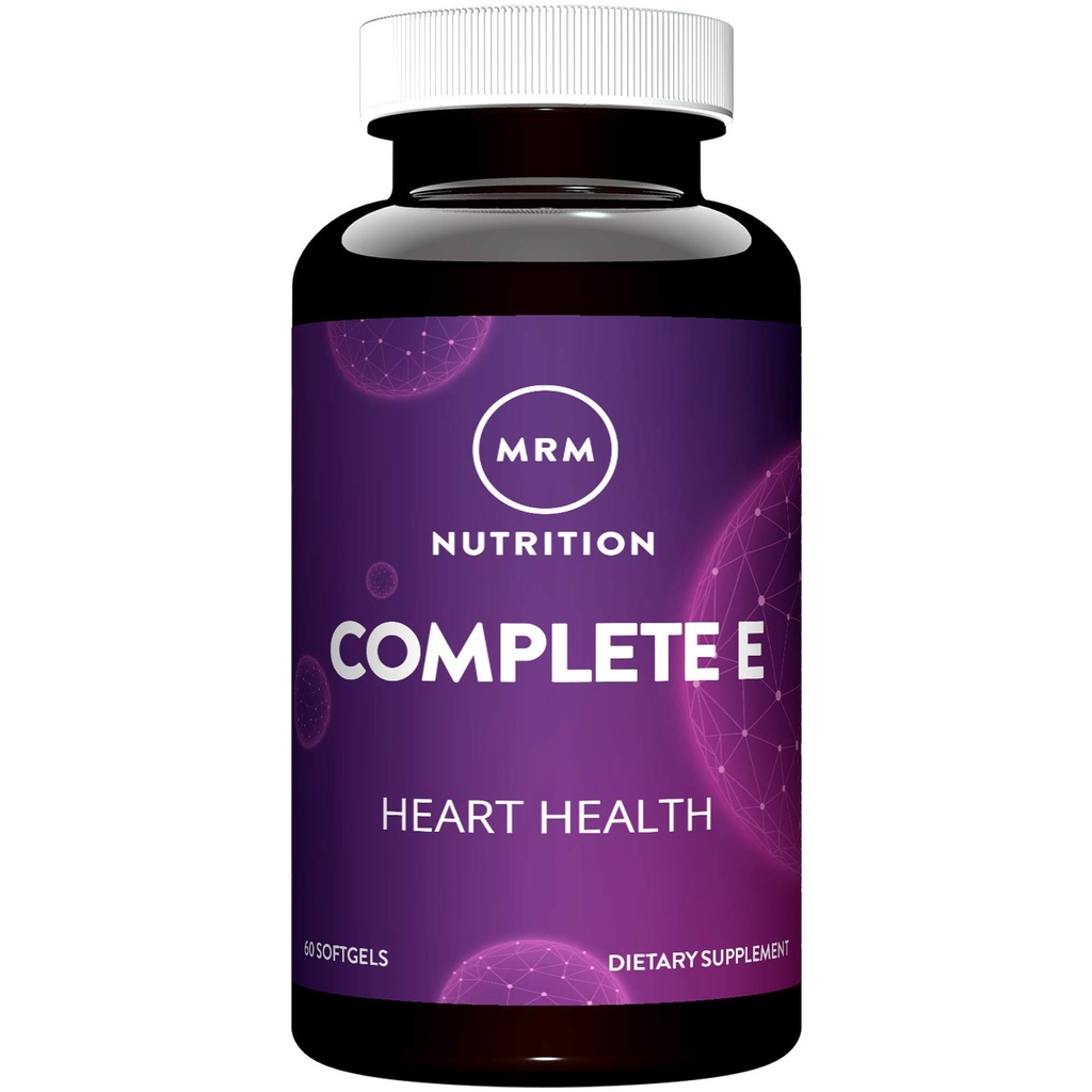 MRM Nutrition Complete E - 400 UI Vitamina E - Saúde do Coração - Com Vitamina C - Livre de Glúten - 30 Servings
