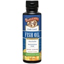 Barlean's Omega 3 suplemento líquido de óleo de peixe, 1262mg EPA e DHA ácidos gordos, não-GMO e sem glúten, sabor laranja, 8 onças