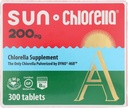 SUN CHLORELLA - Suplemento de chlorela, comprimidos ricos em vitamina e Vegan-amiga (200 Mg - 300 ct)