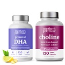 Promessa da mãe Pré-natal DHA & Choline Cápsulas Bundle