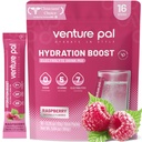 Venture Pal Sugar Free Electrolyte Powder Packets - Liquid Daily IV Drink Mix for Rapid Hydration & Party Recovery (Rápido Hydration & Party Recovery) 5 Vitaminas e 7 Eletrolitos Keto Friendly