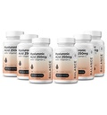 Puro ácido hialurônico Suplemento 250mg com vitamina C 50mg, 120 cápsulas Vegan - Hidratação da pele para brilho natural, Cabelo, unhas, Óssea & Fórmula de saúde conjunta