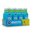 BIOLYTE Electrolyte Drink - Drink Drink Doctor-Formulated Hydration, Electrolytes Água, Quimioterapia Deve Ter para Mulheres e Homens, Reidratação IV Líquido em uma garrafa - Melancia, 16 Fl Oz (12 Pack)
