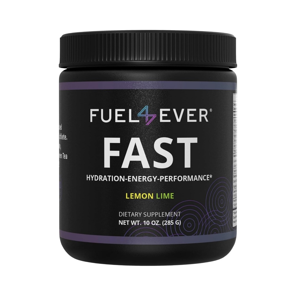Combustível 4 Ever Fasting Electrolyte Pó com Creatina, Aminoácidos Essenciais e Extrato de Chá Verde Não Açúcar, Sem Adoçantes Artificiais ou Ingredientes