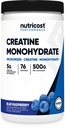 Creatina em pó mono-hidratado (framboesa azul), 500 gramas (1.1 LBS)