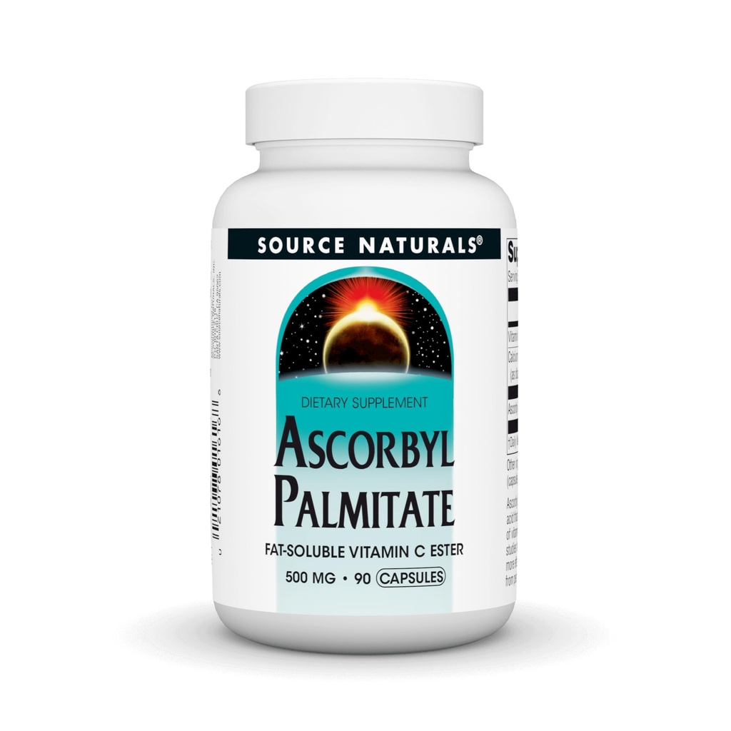 Fonte Naturals Ascorbyl Palmitate 500mg, 90 Cápsulas