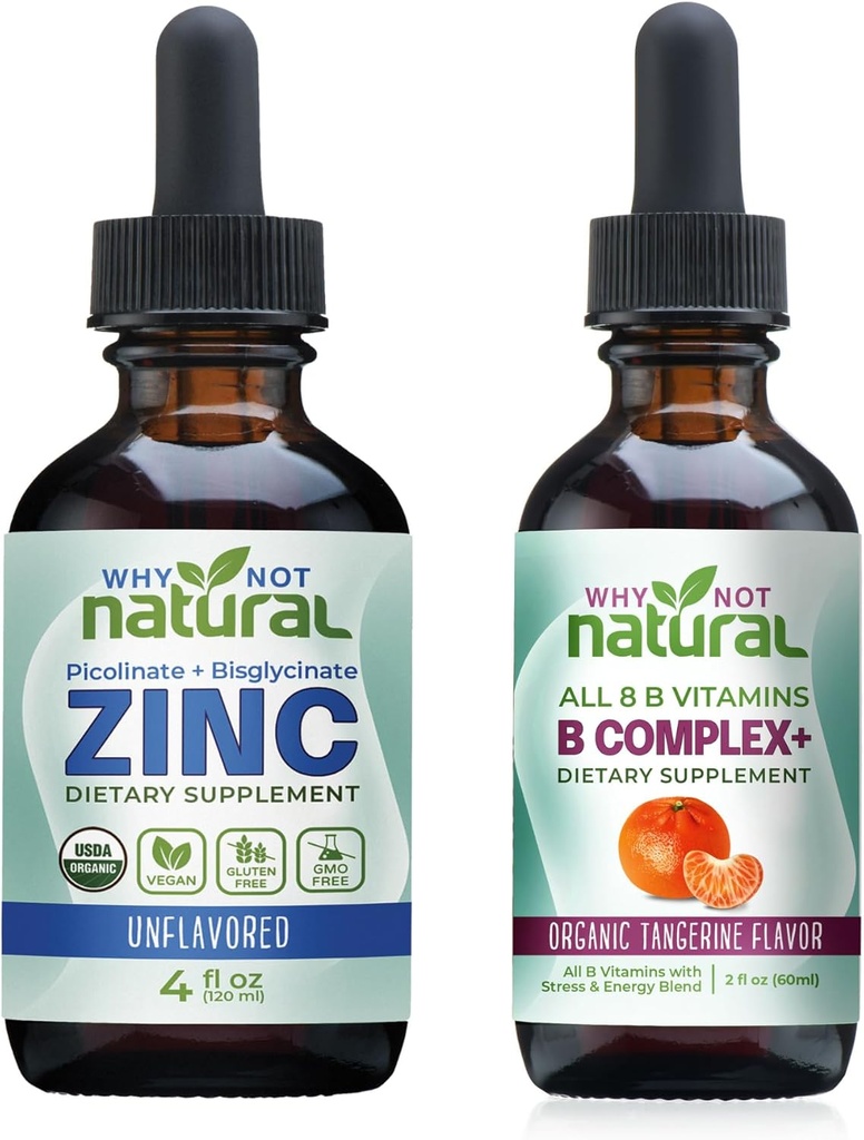 Complexo líquido orgânico de zinco e vitamina B