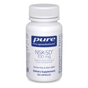 Encapsulamentos puros NSK-SD - 100 mg Nattokinase - para circulação sanguínea normal - Suporta atividade fibrinolítica* - Gluten Free & Non-GMO - 60 cápsulas