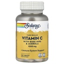 SOLARAY Vitamina C 1000mg Cápsulas de liberação cronometradas com Rose HIPS & Acerola Bioflavonoids, dois estágios para alta absorção e todo o dia de suporte da função imunitária, 60 dias de garantia (100 Servings, 100 comprimidos)