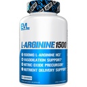 Nutrição por evluição Suplemento L-Arginina de óxido nítrico - Suplemento de óxido nítrico de alta potência com 1500mg de L Arginina HCL para bombas melhoradas Crescimento muscular de energia e Vascularidade NO Booster