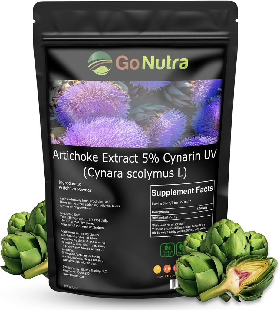 Ir Nutra Alcachofra Extrair Pó Potente 5% Cynarin Alcachofra Pó Puro Folha de Alcachofra & Stem 4 oz. .