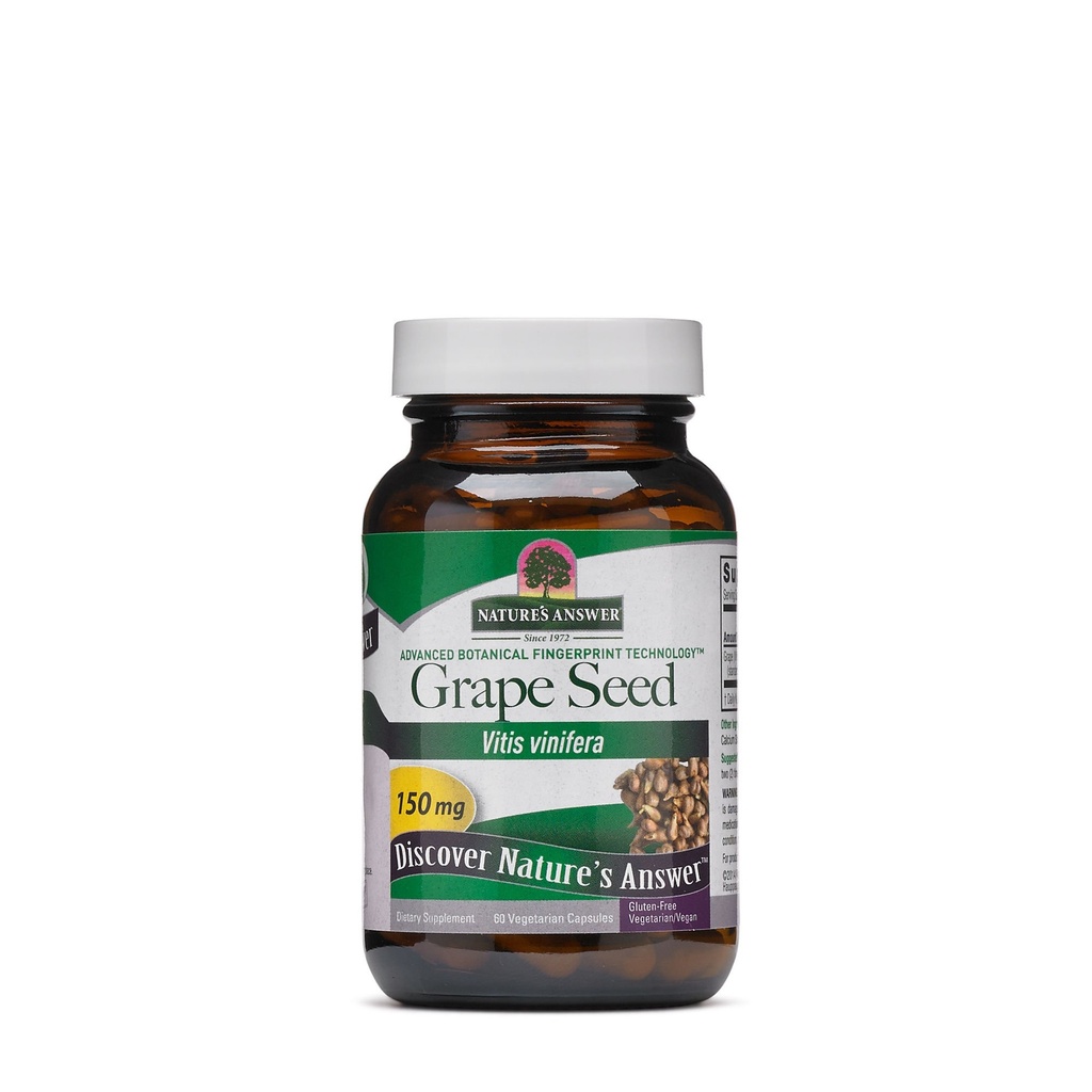 Cápsulas vegetarianas de semente da resposta da natureza, 60-Count