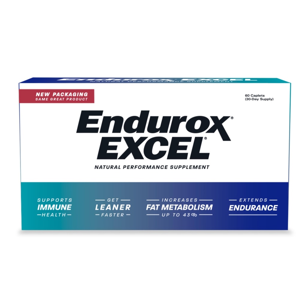 Pacific Health Endurox Excel suplemento de desempenho natural, aumenta o metabolismo e constrói resistência com Ciwujia (Ginseng) Raiz - 60 Caps