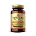 Solgar Vitamina B12 500 mcg - 100 Cápsulas Vegetais - Metabolismo Energia e Sistema Nervoso Suporte - Não-GMO, Vegan, Gluten & Dairy Free, Kosher, Halal - 100 Servings