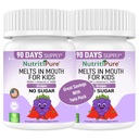 Kids Chewable Iron Supplement, Ferronil® Carbonyl Iron 9 mg, Vitamina C 30 mg, Sabor de uva, 90 comprimidos (2 garrafas)
