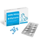 Mesma 90 para cães e gatos – Suplemento de suporte de fígado com cardo de leite – Ajuda com a saúde conjunta, desintoxicação de fígado e mobilidade – Ideal para gatos e cães pequenos e médios