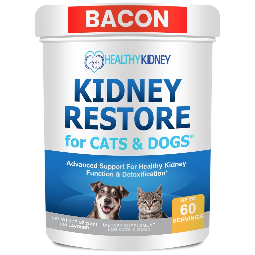 Cat and Dog Kidney Support, Suplementos Renais Naturais para Apoio Animais de estimação, Felino, Canino saudável função renal e trato urinário. Essencial para a saúde animal de estimação, animal de estimação vivo, fácil de adicionar para gatos e cães alimentos