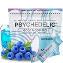 Alternativa de álcool fácil com Buzz - calmante Kava Bebida Mix (14x5.5g) Flavored Kava Pó - calmante Beber Em pó Packets - fácil aberto único servindo Bebidas - 14 pacotes calmos - framboesa azul