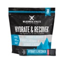 Wilderness Atleta - Hydrate & Recover Pacotes de Hidratação Líquida Mistura de bebida eletrolítica - Recuperar mais rápido com Bcaas - 30 Pacotes de Hydrate de serviço único (Melancia)