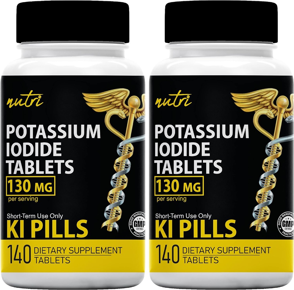 Comprimidos de Iodeto de Potássio 130 mg (2 Embalagem) - 280 Comprimidos