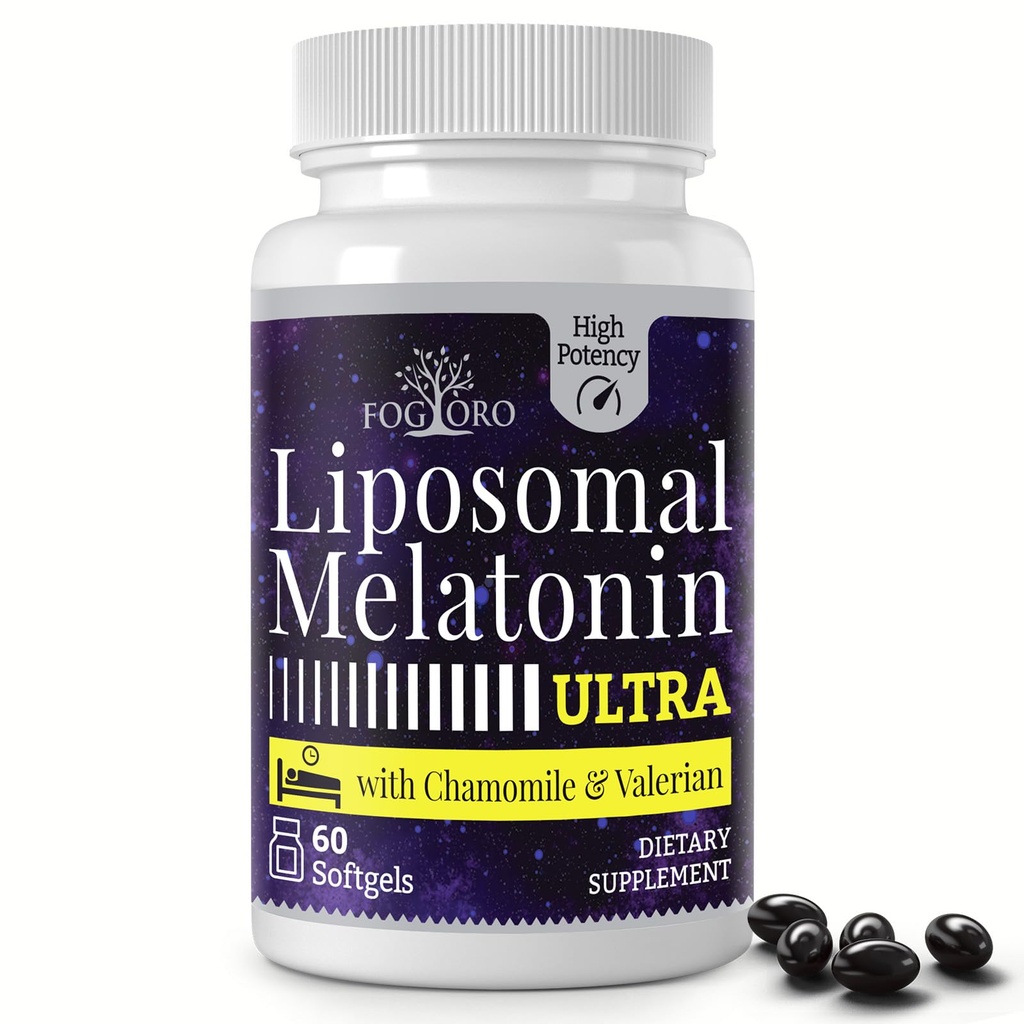 Fogoro Melatonina 60mg-fall Adormecida mais rápido, Fique Dormindo mais, Dose alta