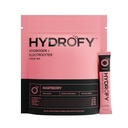Hydrofy Hydrogen Water + Electrolytes Drink Mix H2 Hydration Packets with Molecular Hydrogen, Sódio, Potássio, Magnésio, Cálcio e Minerals □ Sem Açúcar □ Framboesa 25 Ct